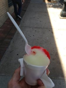 "Shave Ice" sold at Jim-Jim's Water Ice on Sixth Street in Austin, Texas. (Source)